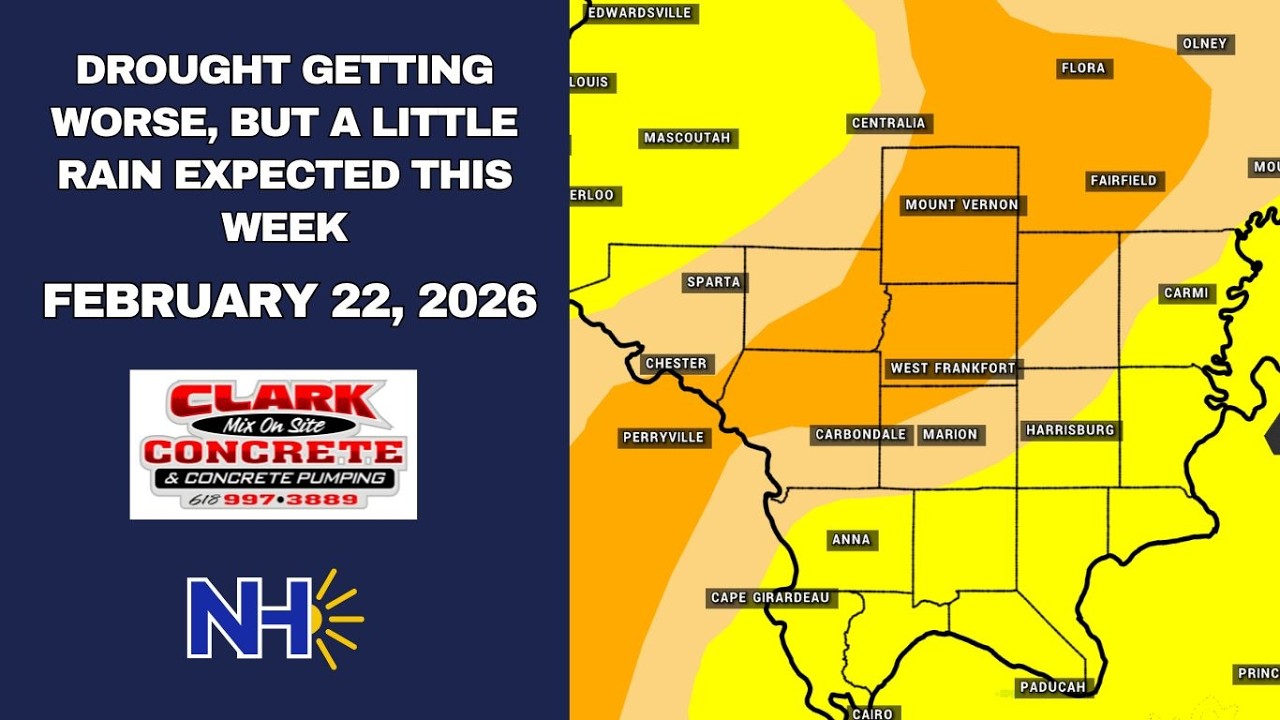 Drought Getting Worse, But A Little Rain Expected This Week (February 22, 2026)