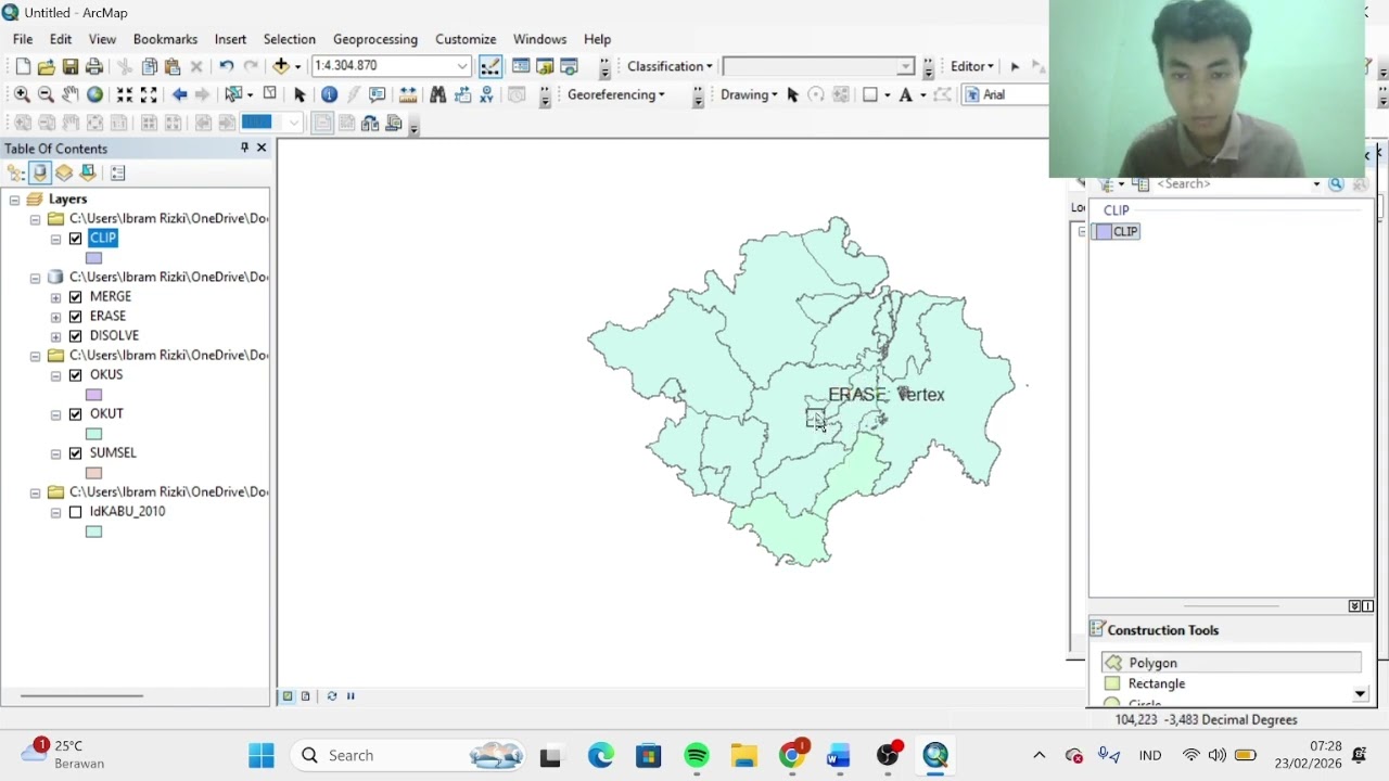 GEOPROCESSING PRAK. SISTEM INFORMASI GEOGRAFIS