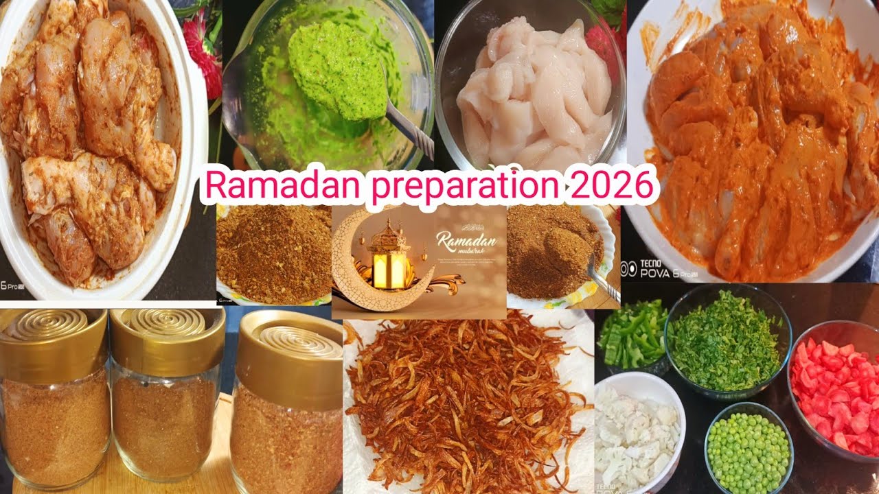 Pre Ramadan prep Ideas 2026|Ramadan preparation|Make &Store Recipes|Easy Kitchen  time saving
