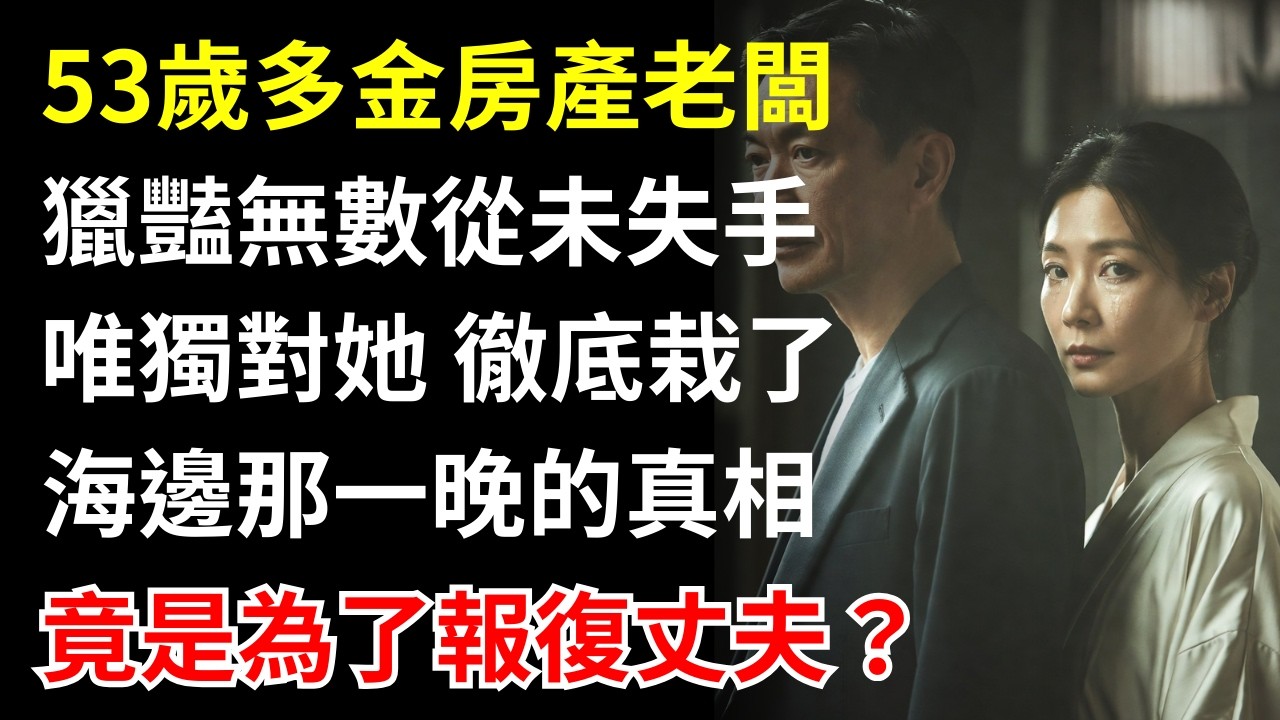 房產大亨的秘密：獵豔無數卻栽在她手裡？海邊那一晚改寫了我的人生！