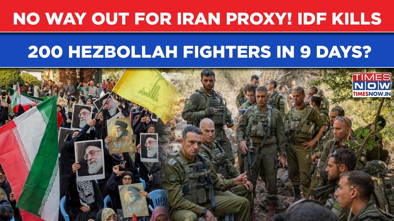 IDF Kills 200 HEZBOLLAH Fighters Since Lebanon Militants Joined IRAN WAR| IRGC Can't Save Proxy Now?