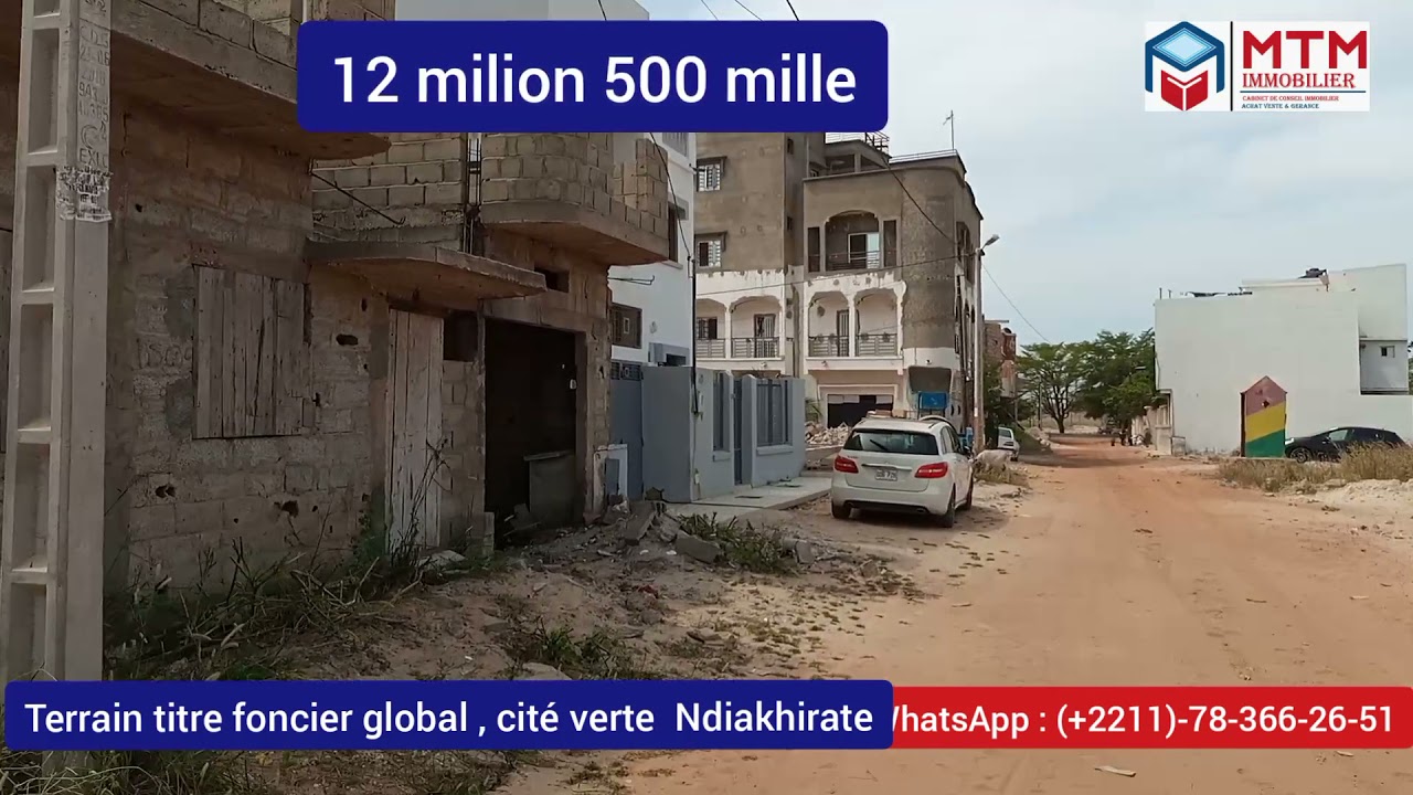 TERRAIN A VENDRE A NDIAKHIRATE