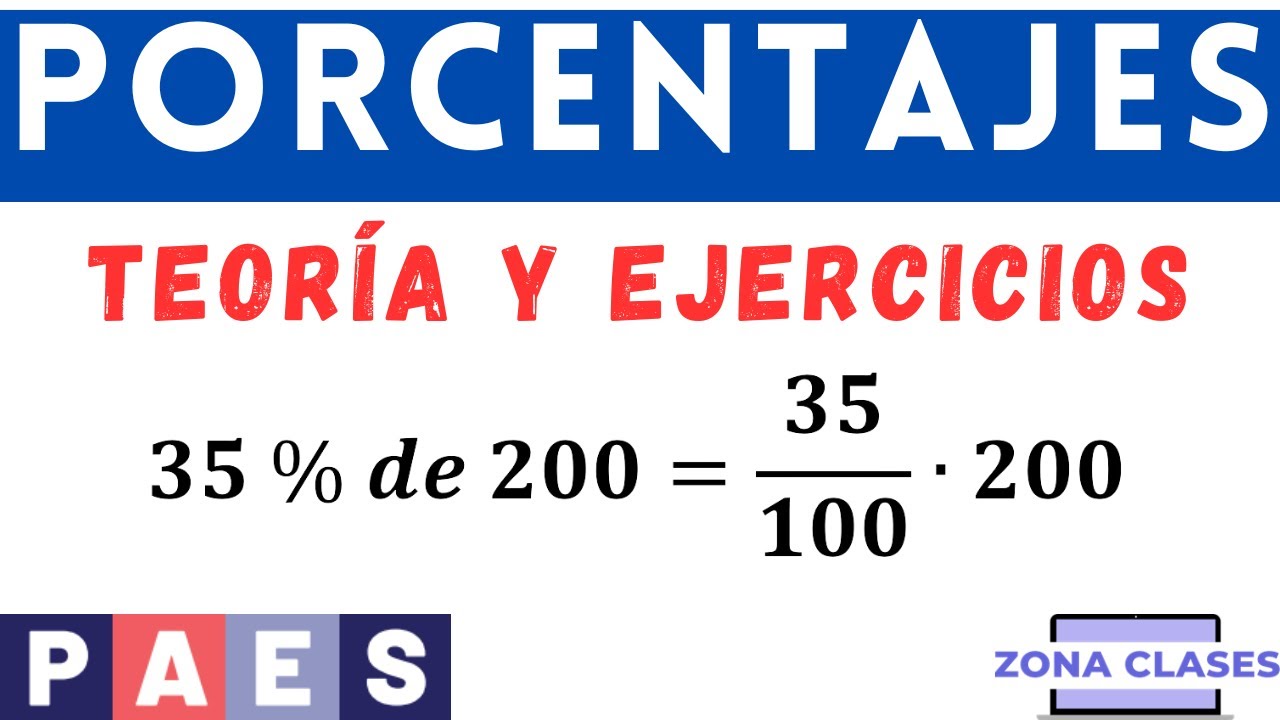 Porcentajes PAES Matemáticas M1