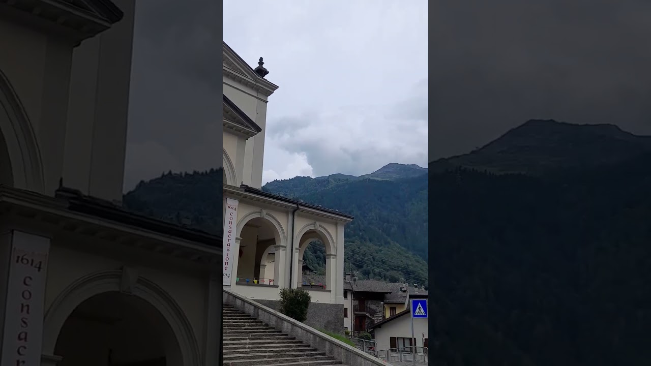 Valbondione il borgo dove nasce il fiume Serio Alta Valle Seriana #view #village #mountains #tourism