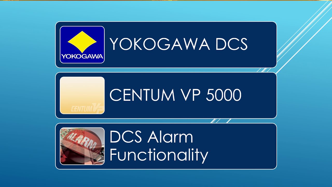 5  YOKOGAWA DCS Alarm Functionality