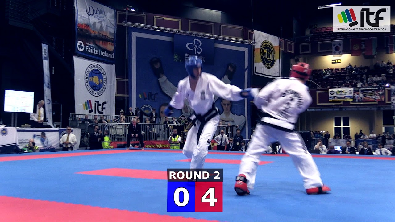 ITF WCH2017 IRELAND - Final Sparring Senior Male  -63kg