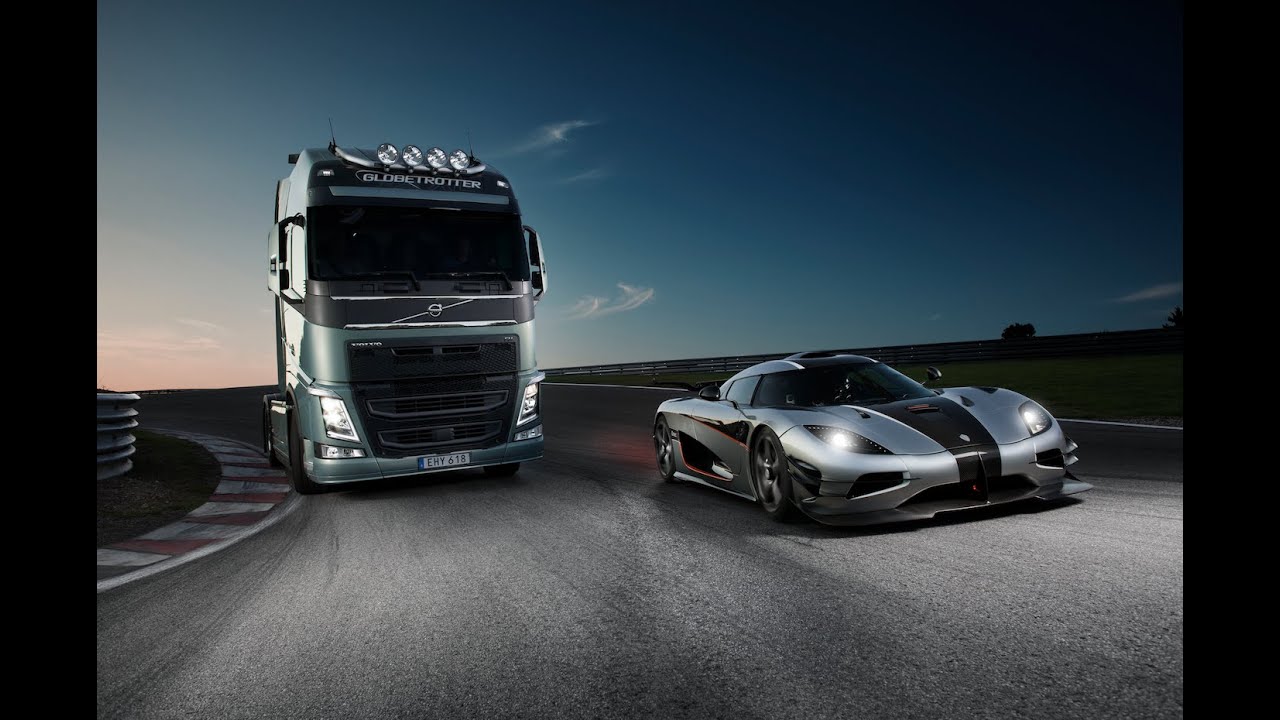 Volvo Trucks - Volvo Trucks vs Koenigsegg: a race between a Volvo FH and a Koenigsegg One:1