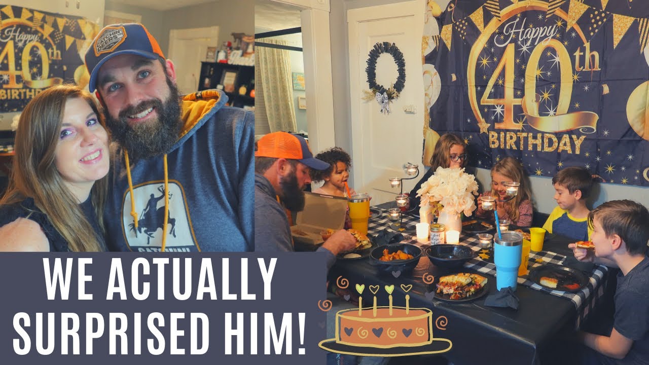 Surprise 40th Birthday Party!! || Adult Birthday Gift Ideas