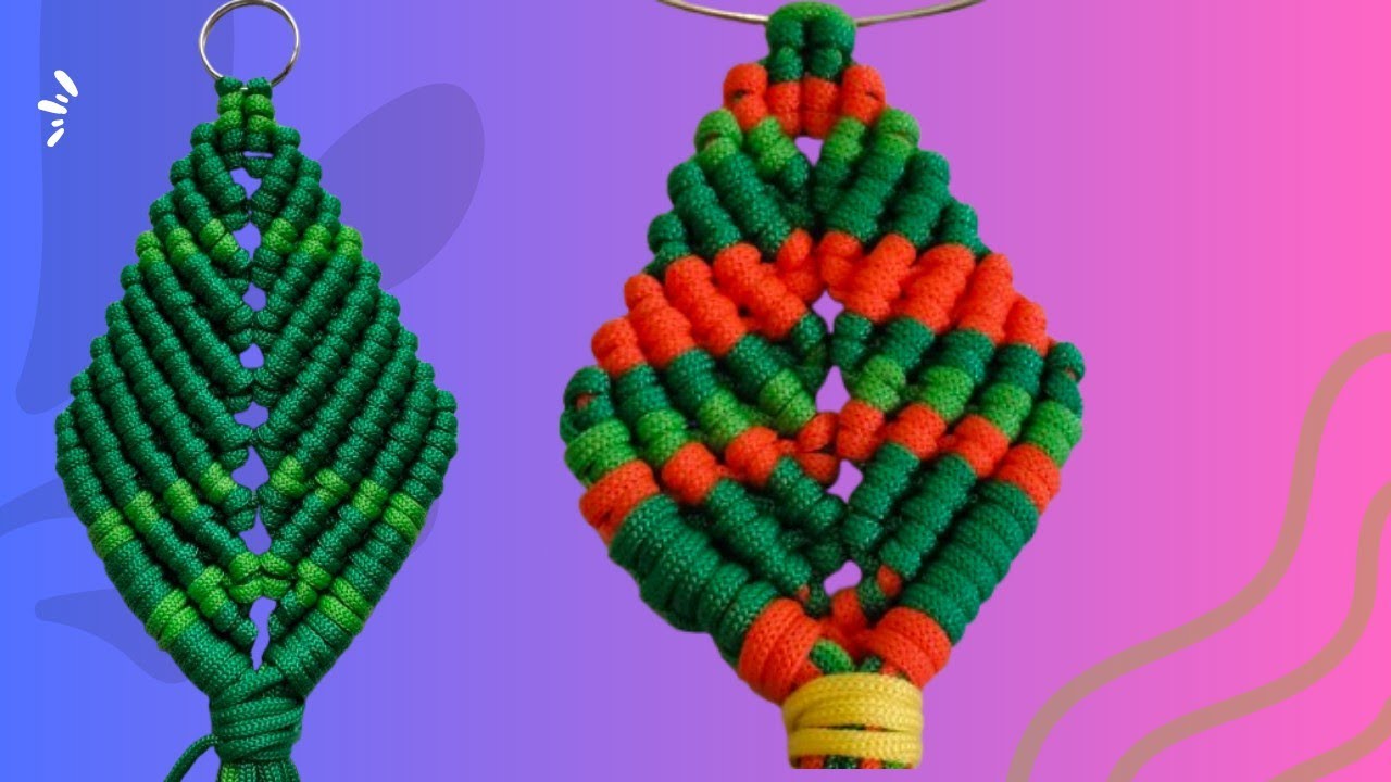 Macrame leaf design #diy #macramedesigns #macrametutorials #handmade #leafpattern #artandcraft #art 