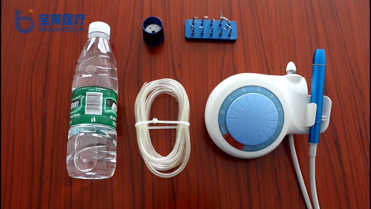 How to install a bottle to supply water to Baolai dental piezo ultrasonic scaler
