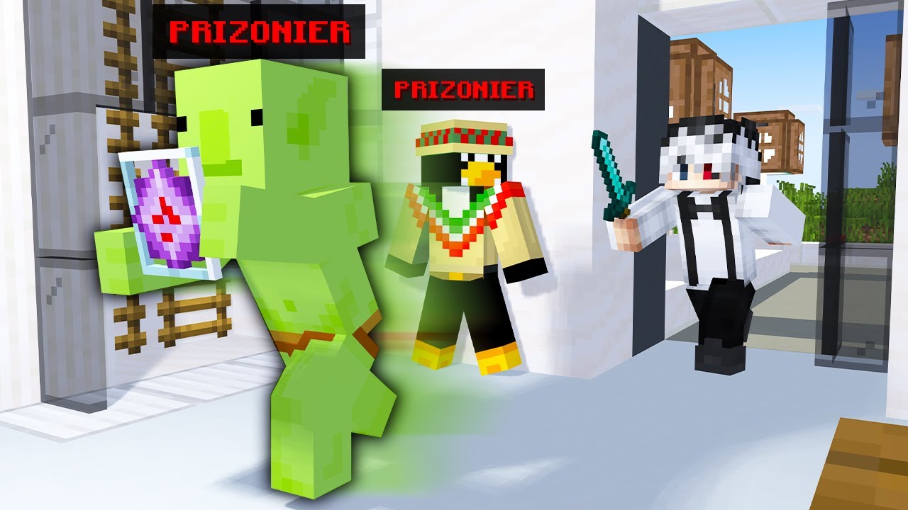 Minecraft Evadarea din INCHISOARE cu ITEME RANDOM !