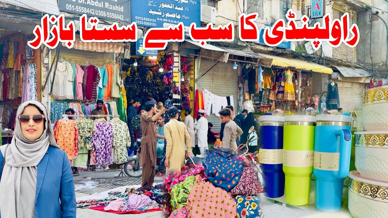 Friday Raja Bazaar Explore with Price Temporary Install&Proper Shops Review Sasta Bazaar Rawalpindi