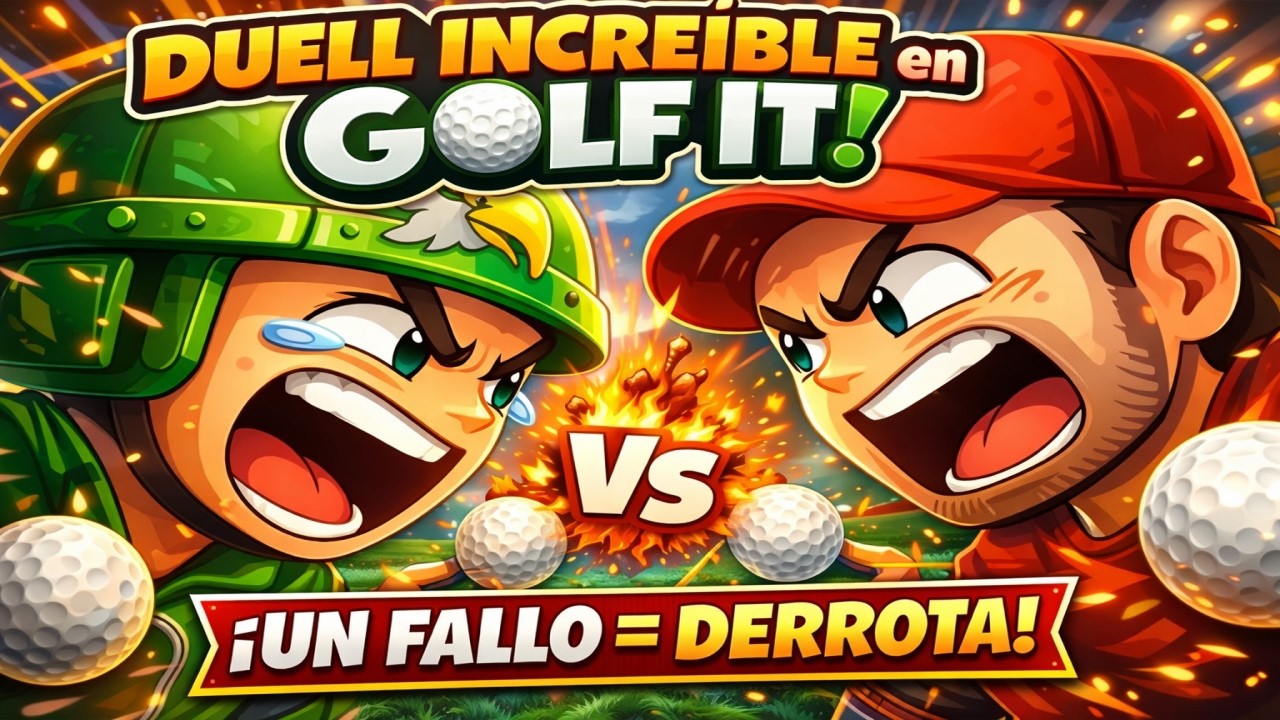 🔥 GOLPE a GOLPE en GOLF IT ⛳ UN ERROR y TODO SE PIERDE contra Wualdo 😨