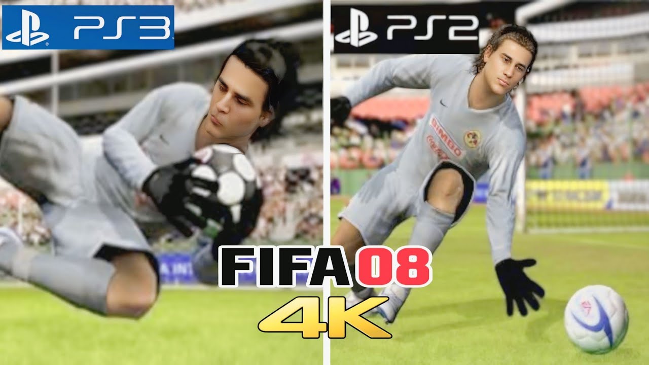FIFA 08: сравнение PS3 и PS2