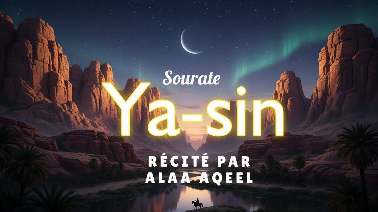 Sourate/Coran Ya-Sin (سورة يس) - Magnifique Récitation Qui Apaise Le Cœur et Qui Protège du Mal