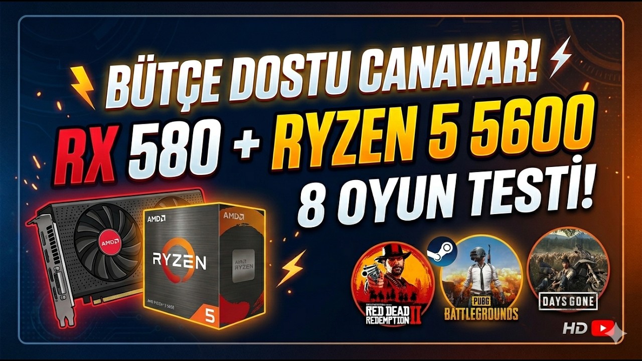 Should you buy an RX 580 in 2026? | 8 Game Tests with Ryzen 5 5600!
