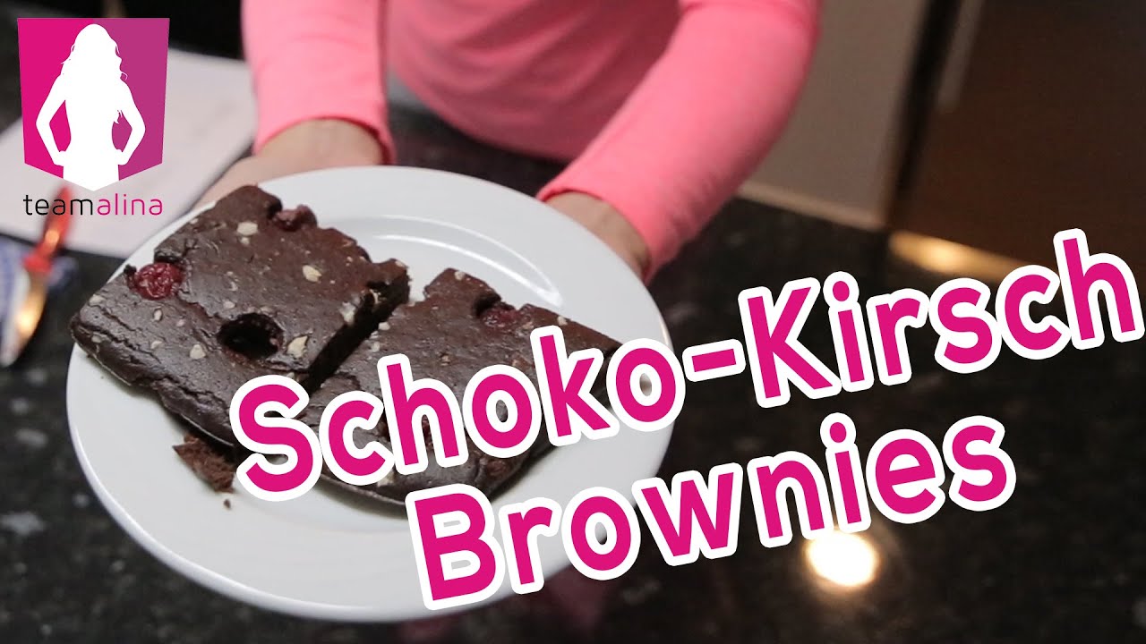 Schoko-Kirsch-Brownies | Kochen mit Alina | www.size-zero.de