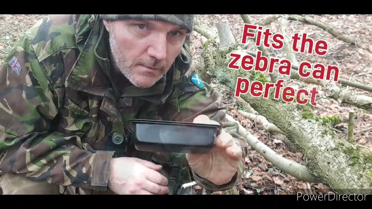 Zebra billy can campfire bannock bread 