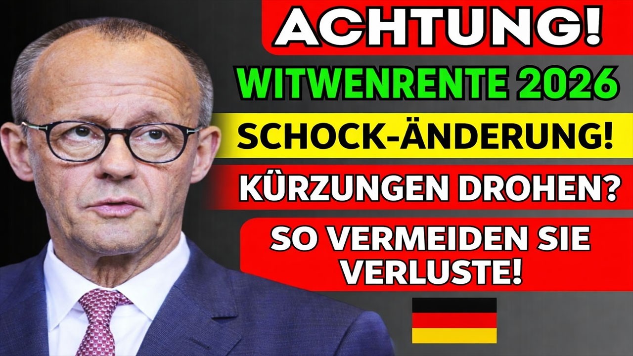 ⚠️ Schock bei der Witwenrente 2026 – So vermeiden Sie Kürzungen