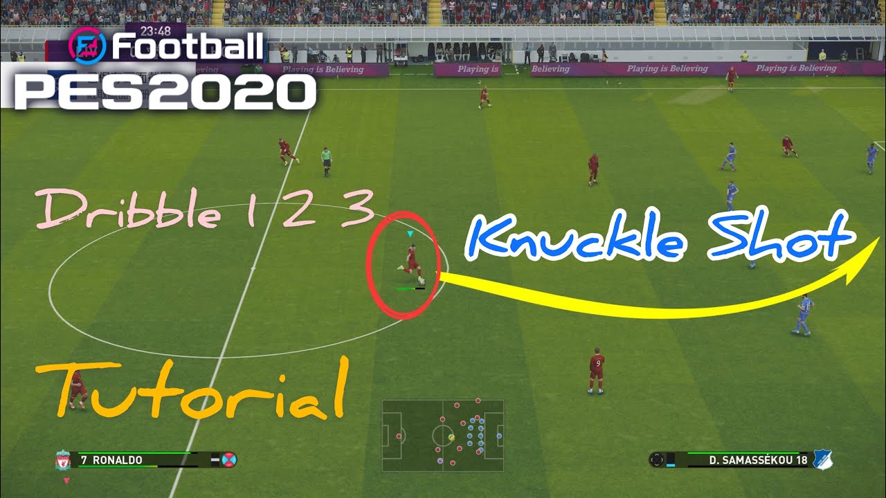 PES 2020 Tutorial Knuckle Shot Long Shot（So Easy Skill #3）