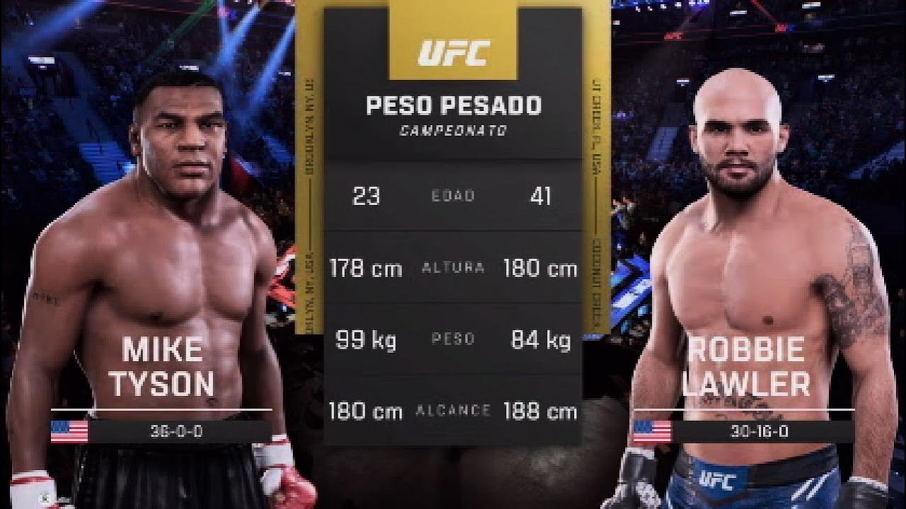 UFC 5 l Mike Tyson vs. Robbie Lawler | EA SPORTS UFC 5 Iron Mike Tyson standing Fight