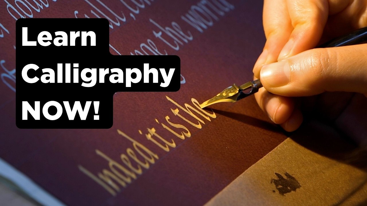 Discover Calligraphy: From Italic to Copperplate ✍️