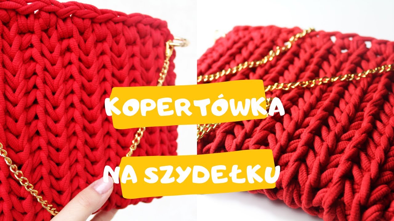 Testujemy T-shirt Ribbon Sznurex. Torebka kopert&oacute;wka na szydełku.