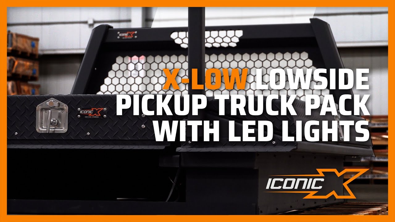 The X-LOW Lowside Pickup Truck Pack with Interior LED Lighting