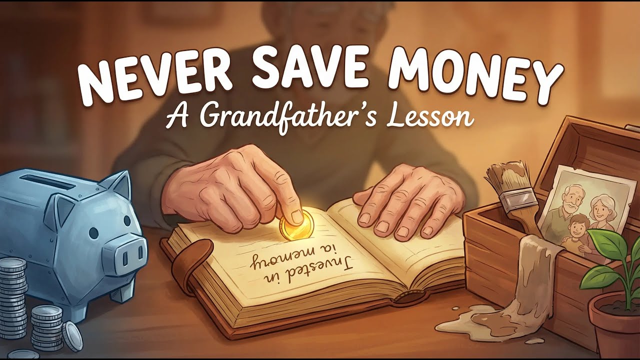 Never Save Money | A Grandfather’s Life Lesson | Motivational Story in English About Work & Wisdom