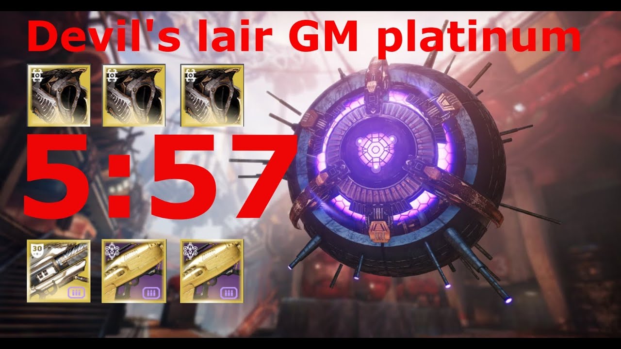 Devil's Lair GM 5:57 Platinum l Season of the Deep #Destiny2MOTW
