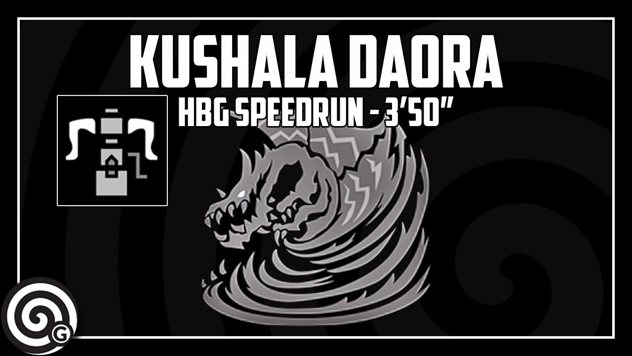 Dark Devourer (Deviljho Heavy Bowgun) - Kushala Daora Speedrun 3'50