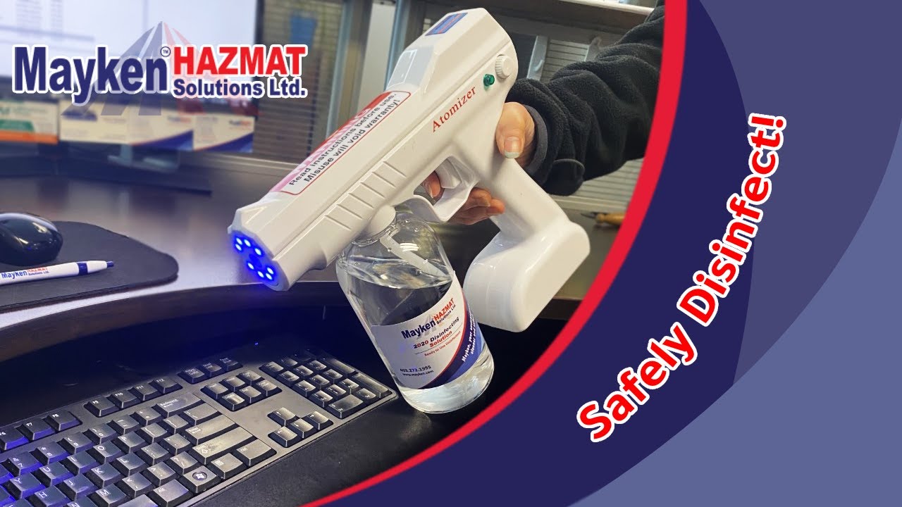 Disinfecting Spray and Atomizer Spray Gun