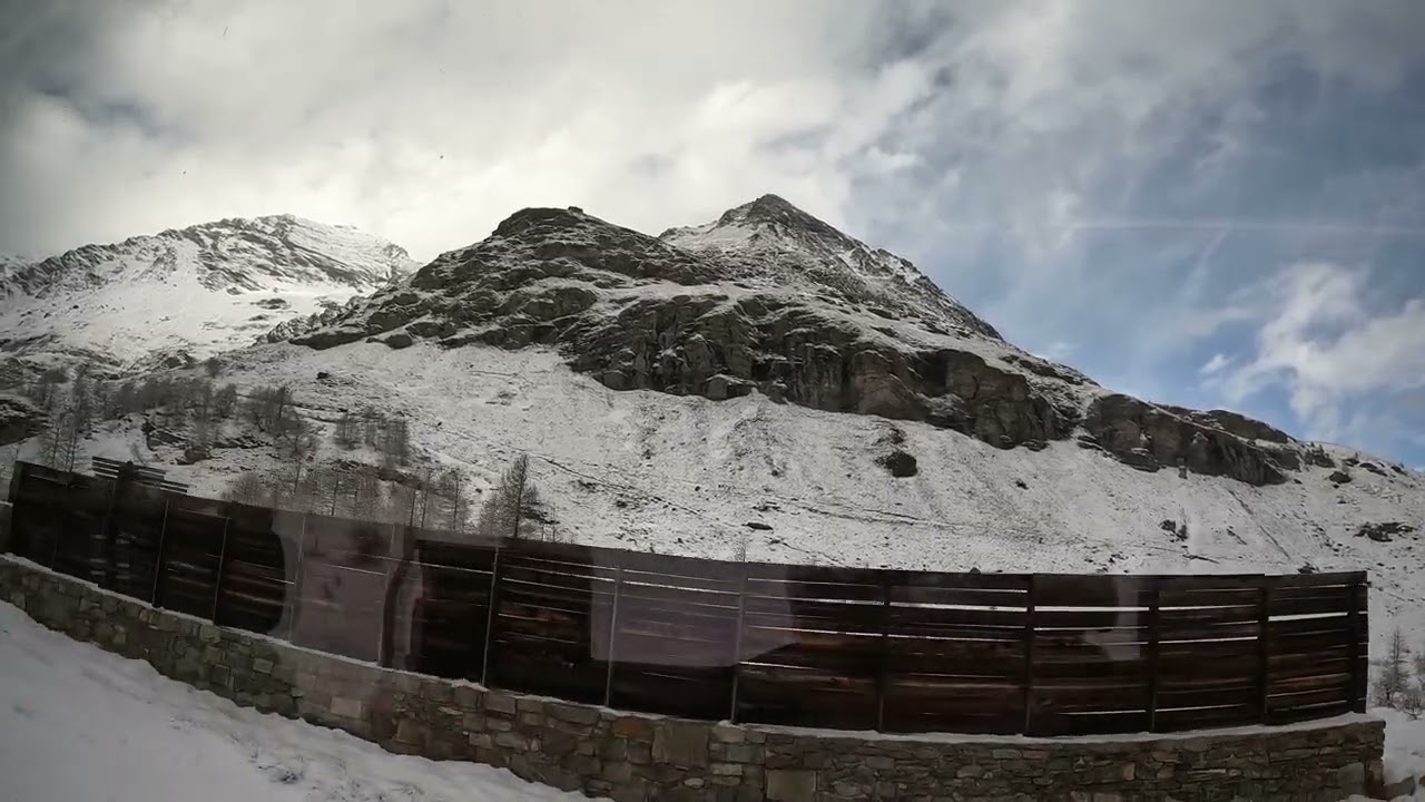 Switzerland Alps Train ride