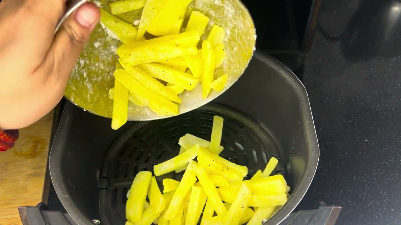 Air fried magic 🍟 No deep fry, only air fry 😎.            