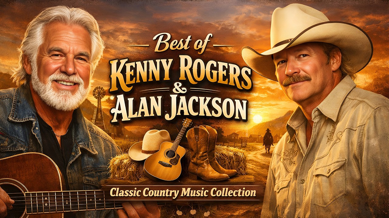Best of Kenny Rogers & Alan Jackson | Classic Country Music Collection 🔥 The Gambler, Chattahoochee