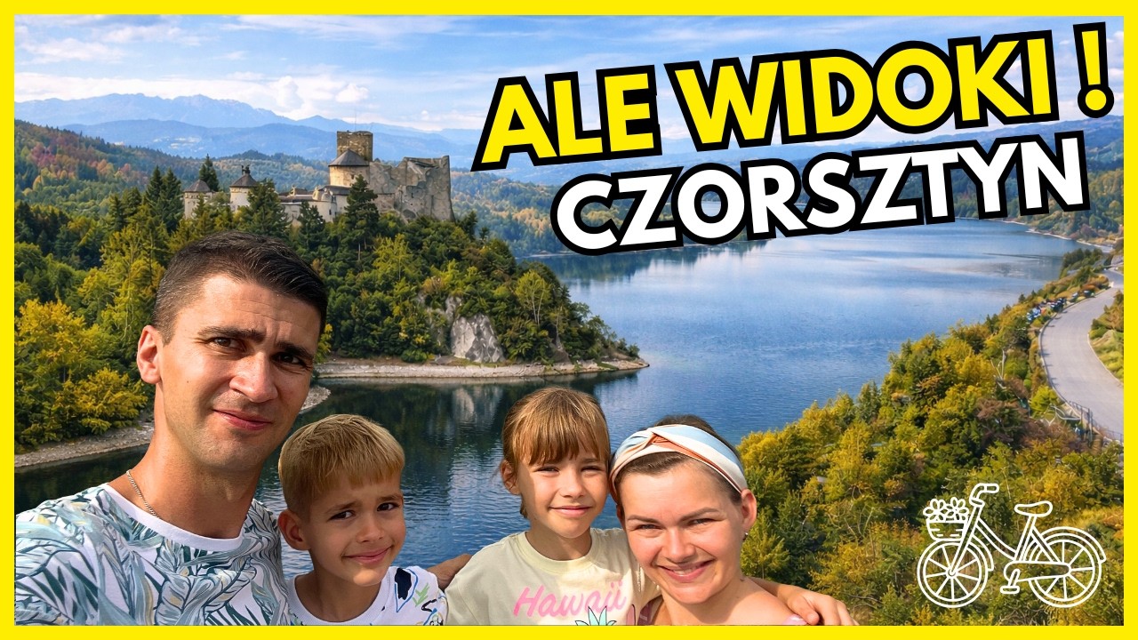 Jedziemy na Camping Łęg !! Trasa rowerowa Velo Czorsztyn wokół Jeziora Czorsztyńskiego #vlog125