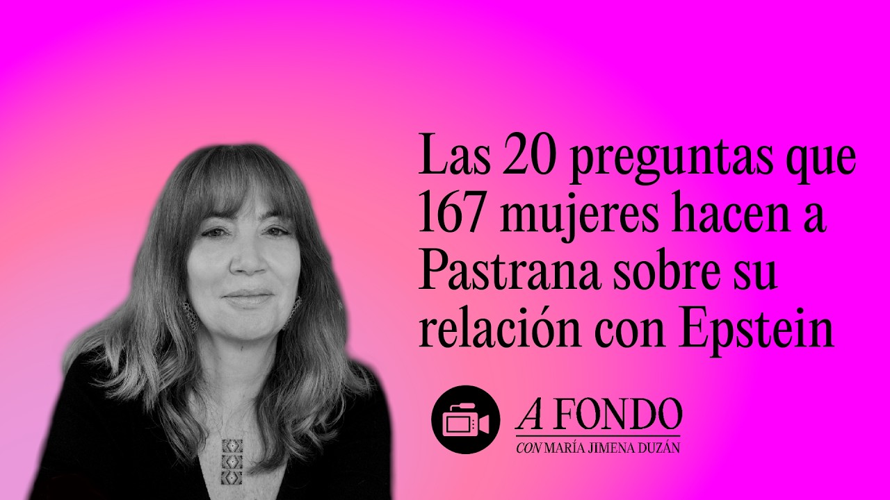 Las 20 preguntas que 167 mujeres hacen a Pastrana sobre su relación con Epstein