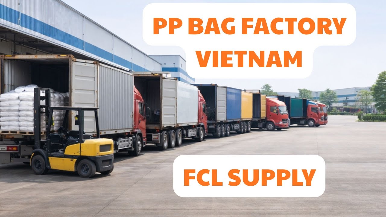 Direct Large-Scale PP Woven Bag Manufacturer in Vietnam for FCL Export