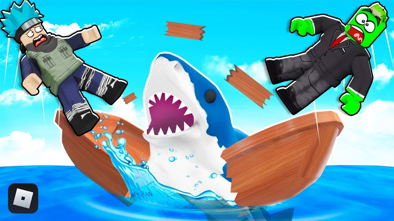 روبلوكس : رحلة صيد سمك صدنا اكبر قرش بسعر 99999$ 🦈🔥 مع @OtakuG