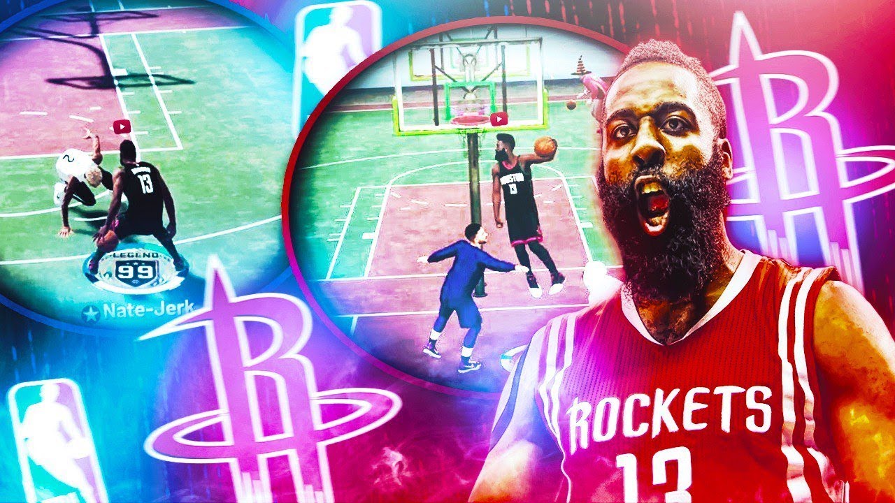 JAMES HARDEN'S *GLITCHY* DRIBBLE MOVES ARE UNGUARDABLE ! 99 OVERALL PURE SHOT CREATOR BUILD NBA 2K19