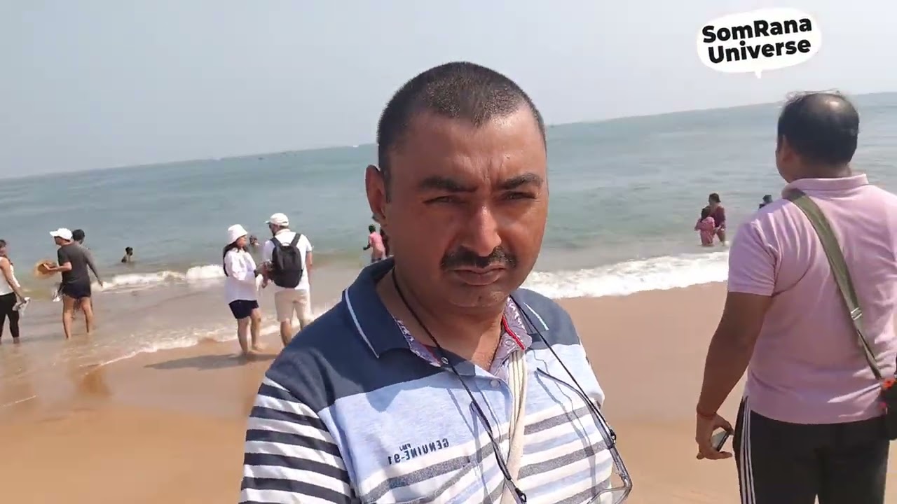 Goa Trip 6 Goa Beach Ka Maza 🌊 | Beach Walk & Sea View Vlog/ SomRana Universe 
