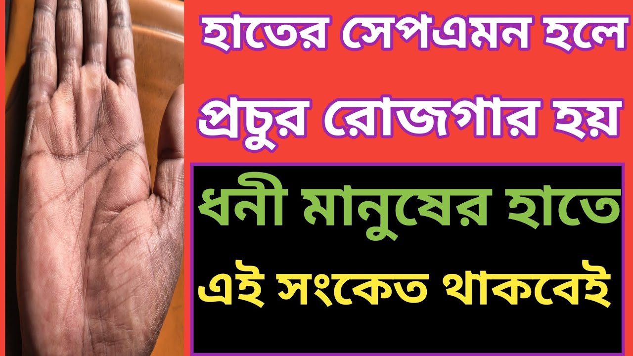 ধনী মানুষের হাতের রেখা কেমন হয় | হাতের রেখায় প্রচুর রোজগারের চিহ্ন | Hast Rekha Bichar 