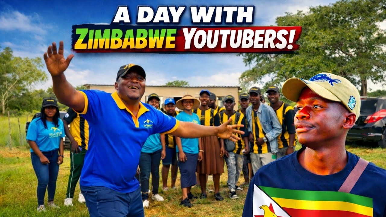 Spent a Day With Zimbabwe's Biggest YouTubers… This Happened 😳