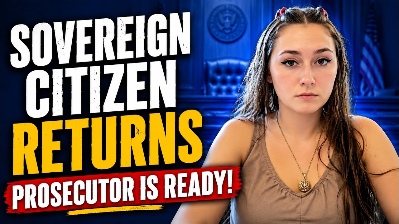 Sovereign Citizen Returns to Court! | Prosecutor Moves to Ban Her Defense Script!