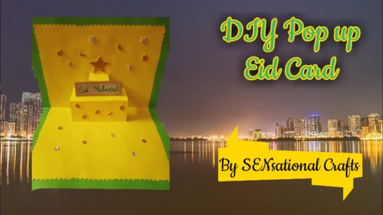 DIY Pop up Eid Card