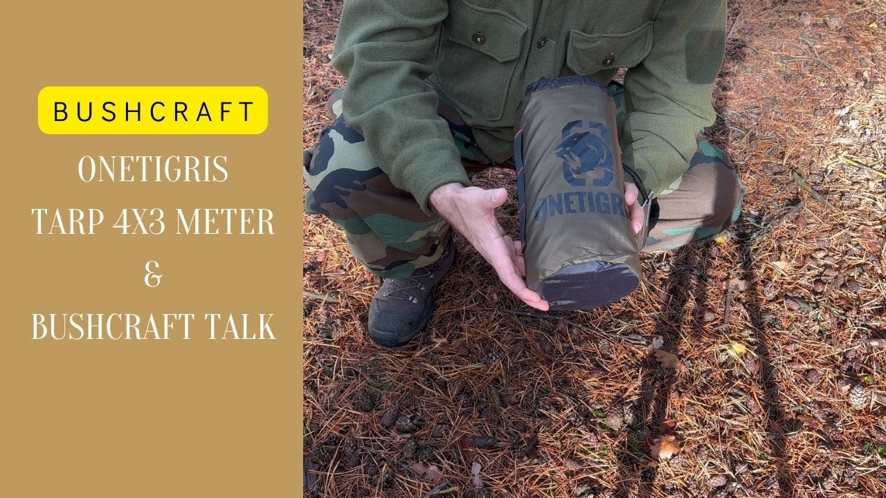 BUSHCRAFT - OneTigris Tarp & ich bin eine Pus..  (4K)