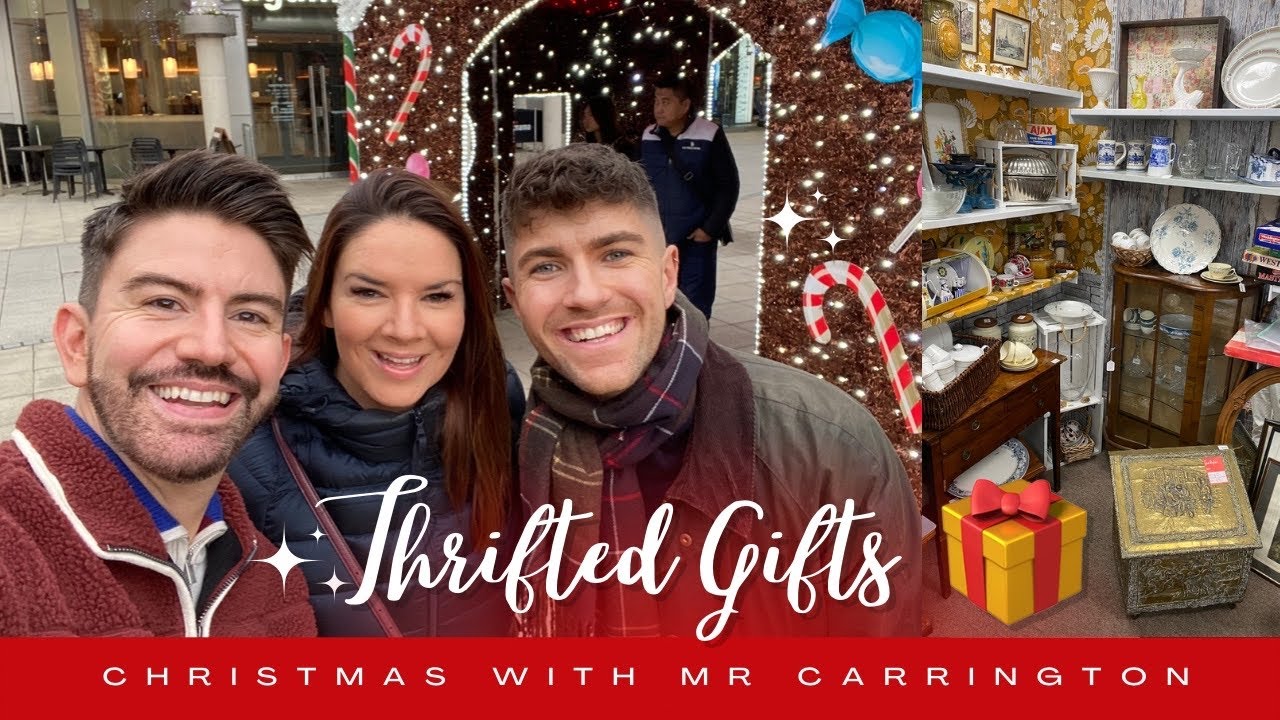 Thrifted Christmas Gifts 🎁 & festive fun with Kate & Luke! 🎄| Christmas with Mr Carrington