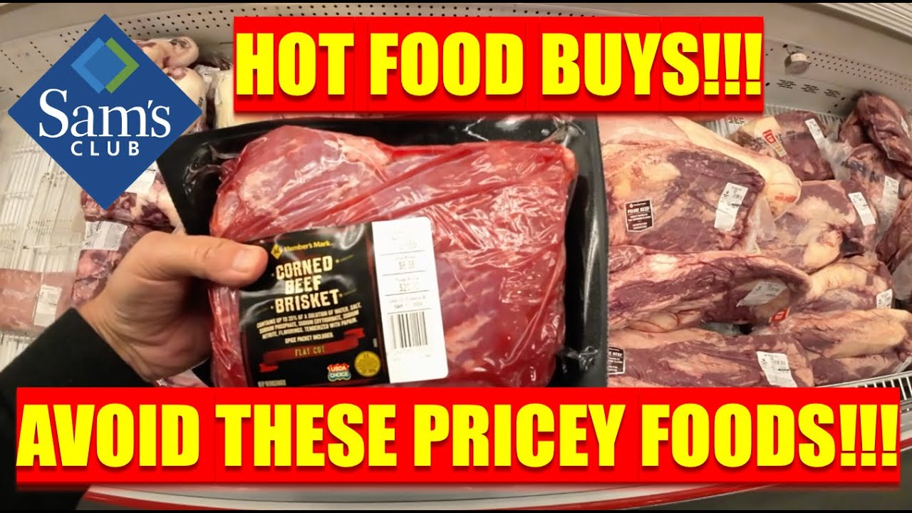 SAM'S CLUB HOT FOOD BUYS!!! SAVE MONEY BUYING FOOD!! DON'T FINANCE YOUR FOOD!!! AVOID PRICEY FOODS!!