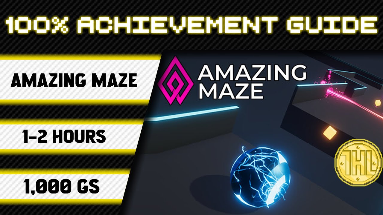 Amazing Maze 100% Achievement Walkthrough * 1000GS in 1-2 Hours *