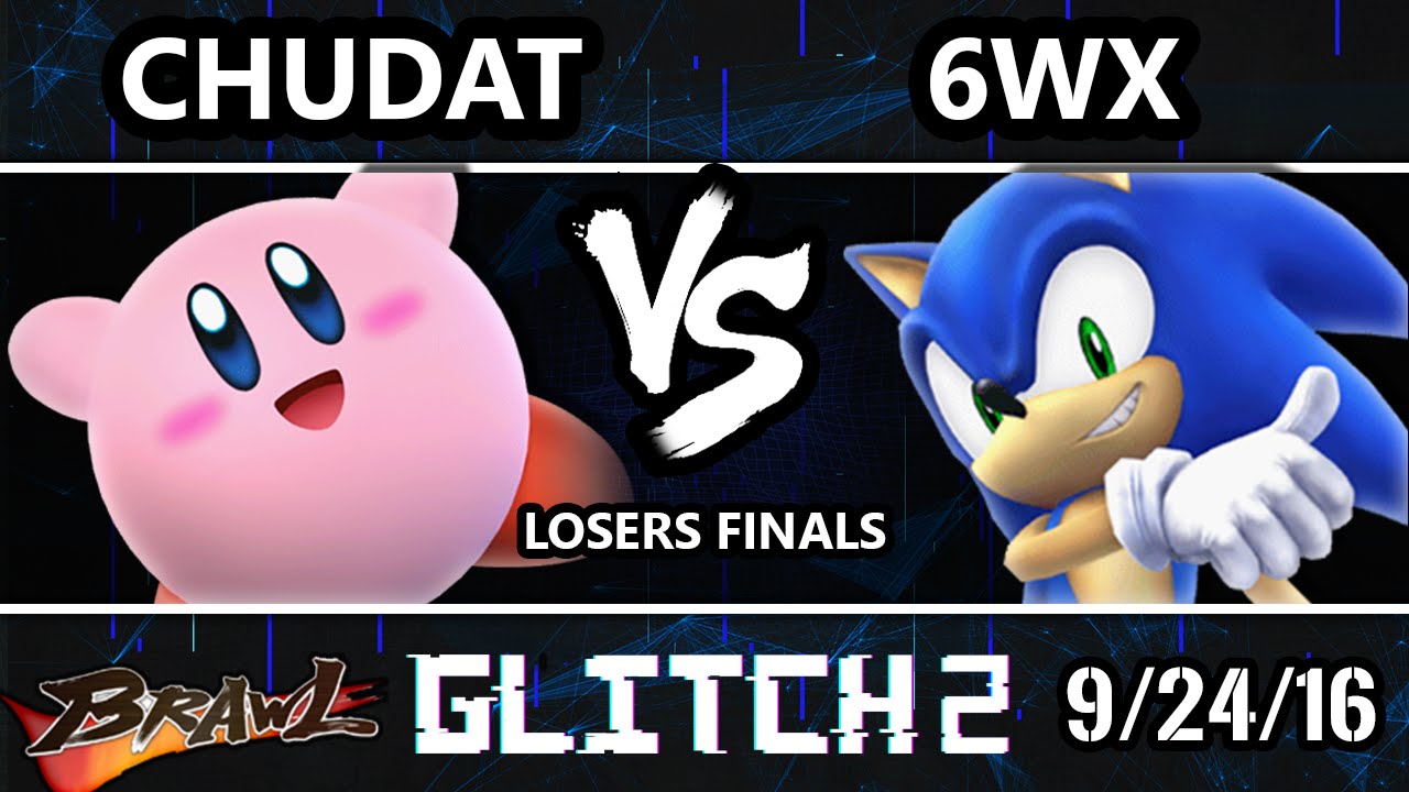 Glitch 2 Brawl - Circa | 6WX (Sonic) Vs. VGBC | Chudat (Kirby) SSBB Losers Finals